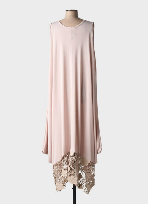 Robe longue beige LILI LA TIGRESSE pour femme