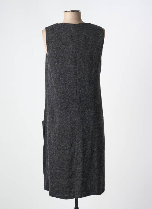 Robe mi-longue gris DRESS ADDICT pour femme