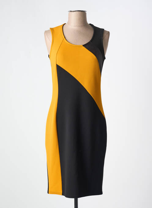 Robe mi-longue noir ROMEO POUR JULIETTE pour femme