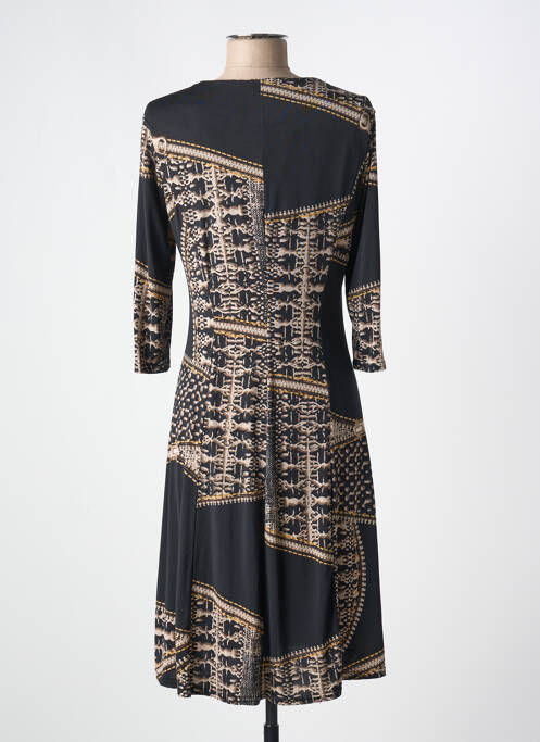 Robe mi-longue noir ROMEO POUR JULIETTE pour femme