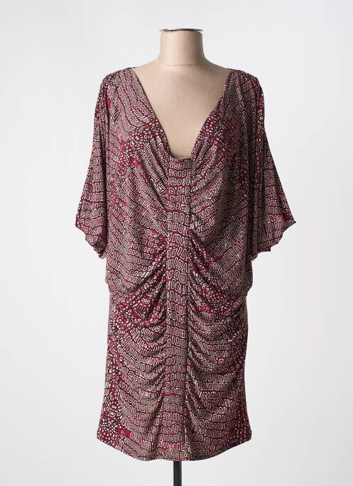 Robe mi-longue rouge MARY COOL pour femme