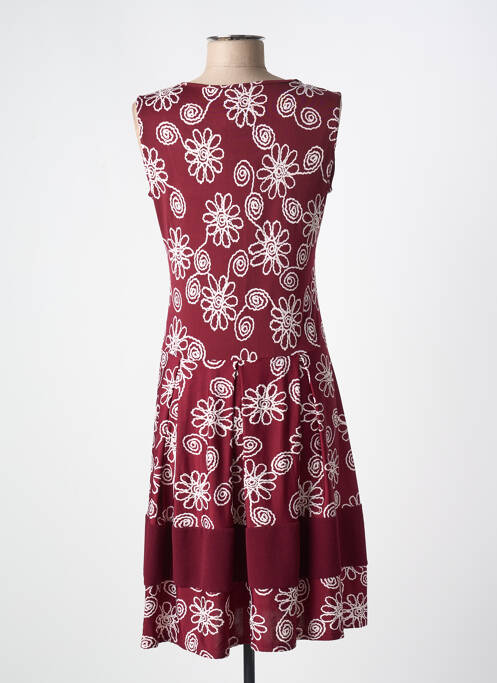 Robe mi-longue rouge ROMEO POUR JULIETTE pour femme