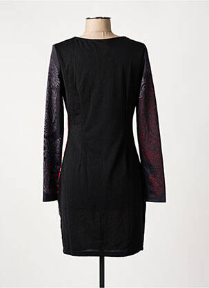 Robe courte manches longues manches longues noir 101 IDEES femme