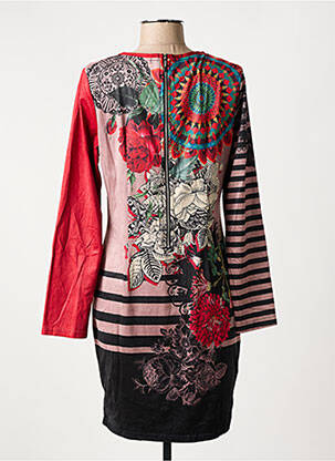 Robe courte manches longues manches longues rouge 101 IDEES femme
