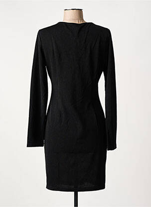 Robe courte manches longues manches longues noir 101 IDEES femme