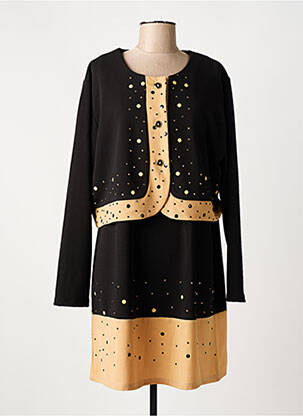 Ensemble robe coupe cintrée beige LADY BELLE femme