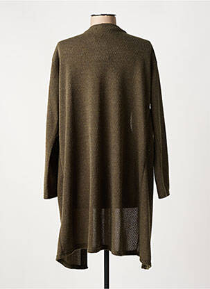 Gilet manches longues stretch vert ELL'A femme