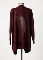 Gilet manches longues violet CHERRY COUTURE pour femme seconde vue