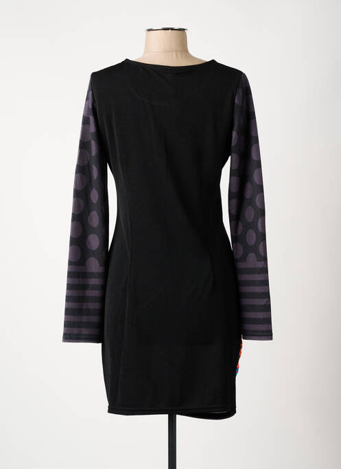 Robe mi-longue noir 101 IDEES pour femme