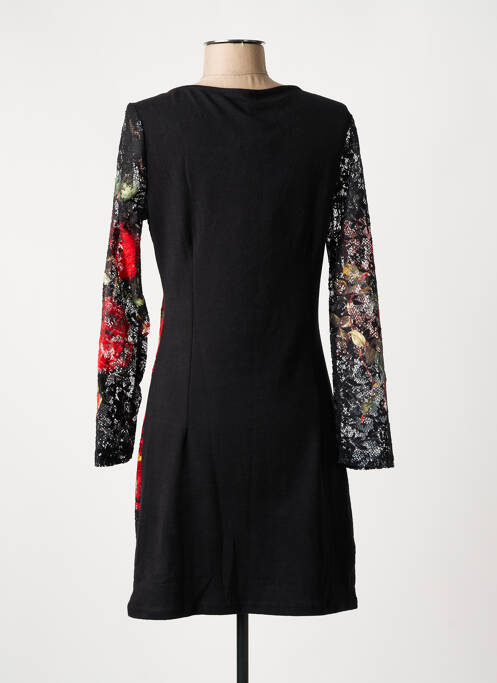 Robe mi-longue noir 101 IDEES pour femme