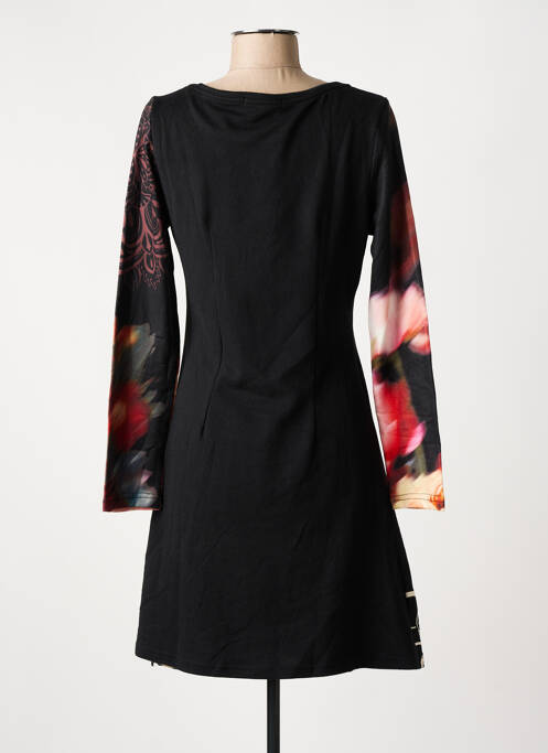 Robe mi-longue noir 101 IDEES pour femme
