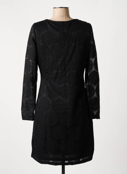 Robe mi-longue noir 101 IDEES pour femme