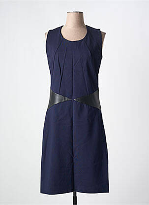 Robe mi-longue sans manche sans manche bleu NANA BELLE femme