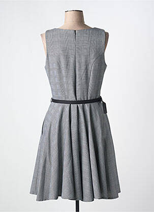 Robe mi-longue sans manche sans manche gris HIPPOCAMPE femme