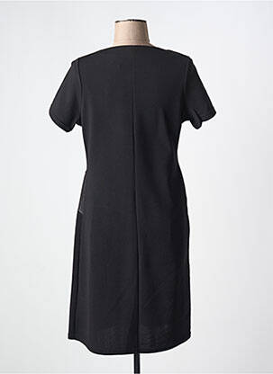 Robe courte manches courtes manches courtes noir ROMEO POUR JULIETTE femme
