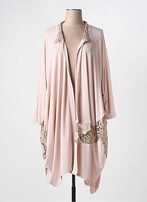Veste casual poches beige LILI LA TIGRESSE femme