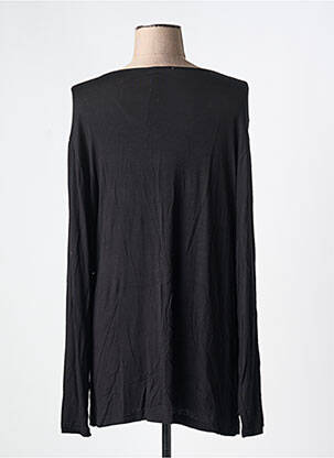 Tunique manches longues col rond noir LADY BELLE femme