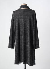 Robe mi-longue gris MADE IN ITALY pour femme seconde vue