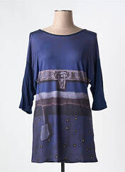 Tunique manches longues bleu ALAIN MURATI pour femme seconde vue