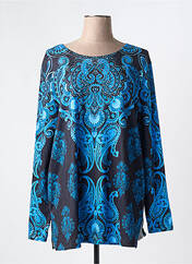 Tunique manches longues bleu NANA BELLE pour femme seconde vue