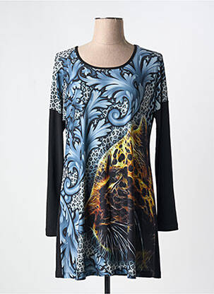 Tunique manches longues noir ALAIN MURATI pour femme