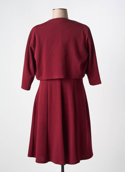 Ensemble robe tissage crêpe rouge ROMEO POUR JULIETTE femme