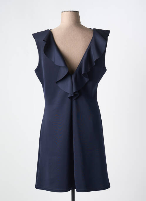 Robe courte manches courtes manches courtes bleu JUS D'ORANGE femme