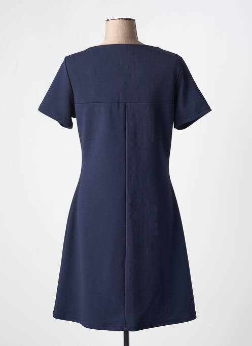 Robe mi-longue bleu JUS D'ORANGE pour femme