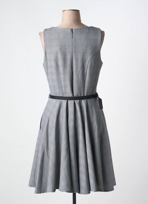Robe mi-longue gris HIPPOCAMPE pour femme