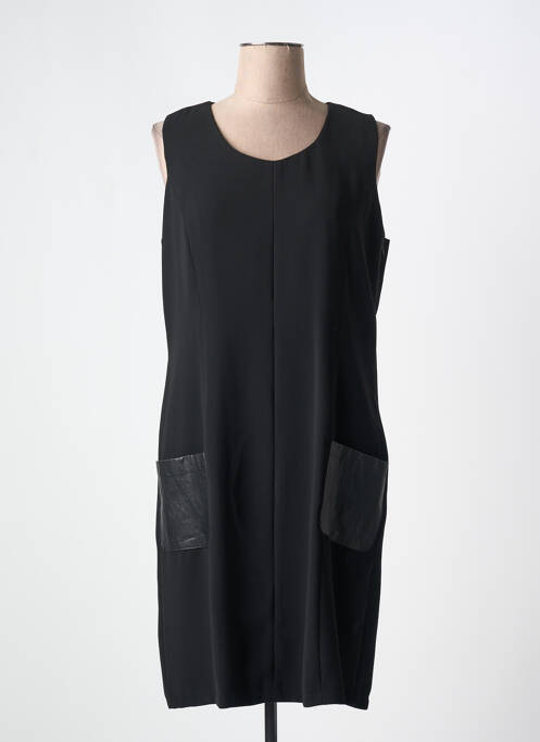 Robe mi-longue noir DRESS ADDICT pour femme