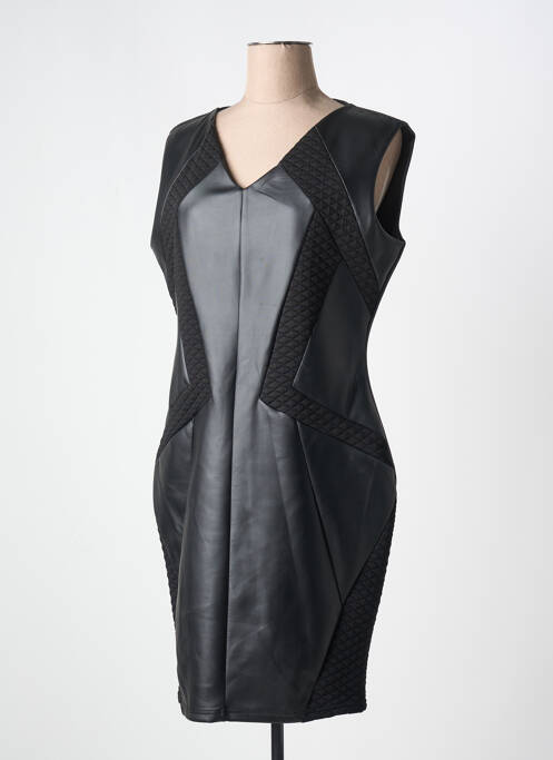 Robe mi-longue noir JUS D'ORANGE pour femme