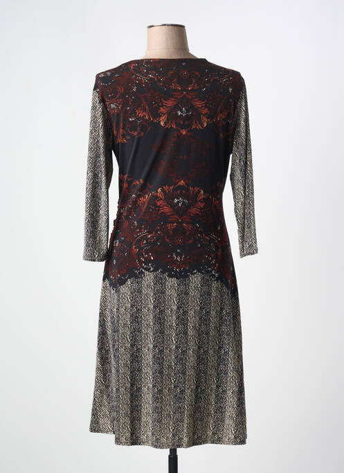 Robe mi-longue noir ROMEO POUR JULIETTE pour femme