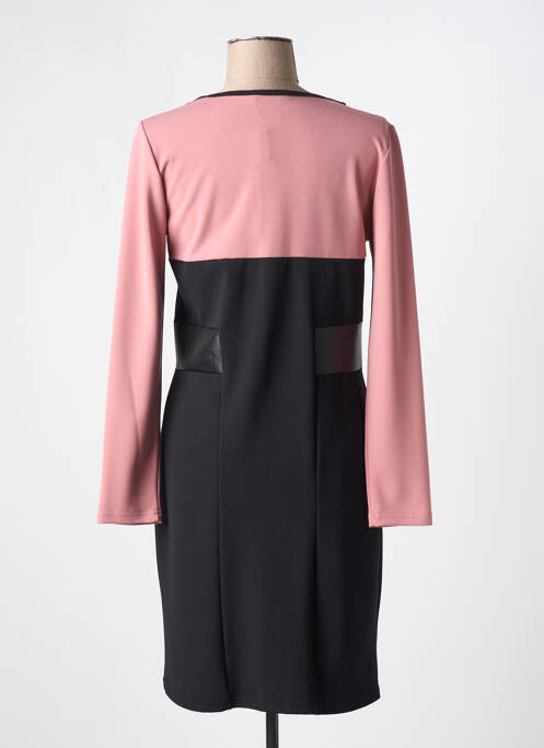 Robe mi-longue rose NANA BELLE pour femme