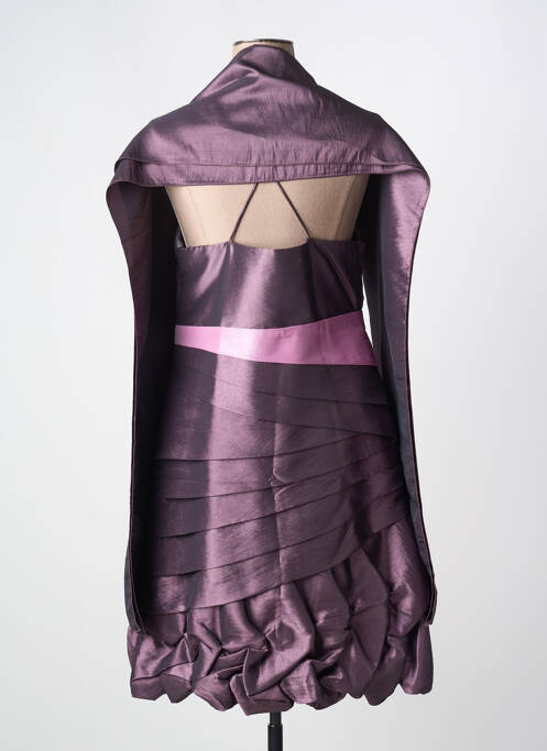 Robe mi-longue violet CREATIF PARIS pour femme