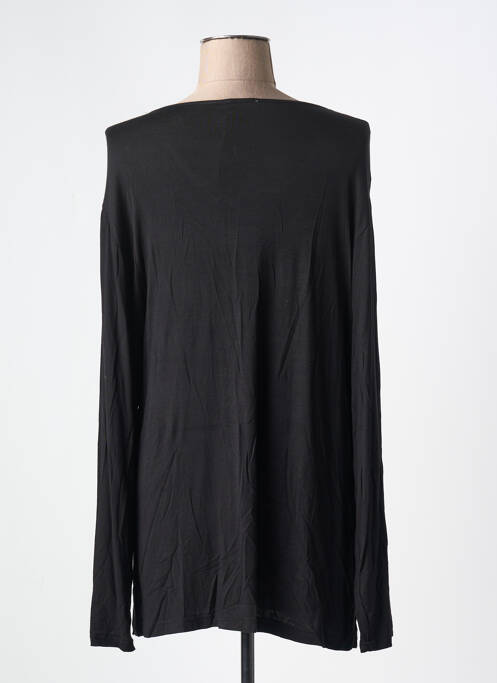 Tunique manches longues noir LADY BELLE pour femme
