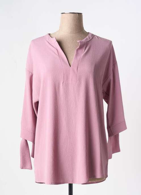 Tunique manches longues rose JUS D'ORANGE pour femme