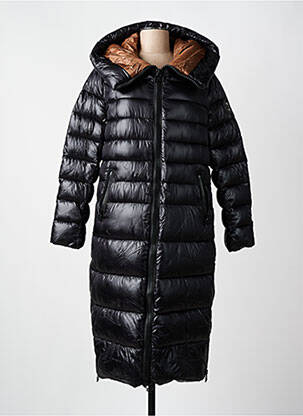 Doudoune poches a capuche noir RINASCIMENTO femme