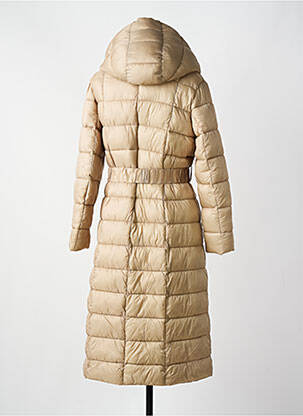 Doudoune manches longues a capuche beige RINASCIMENTO femme