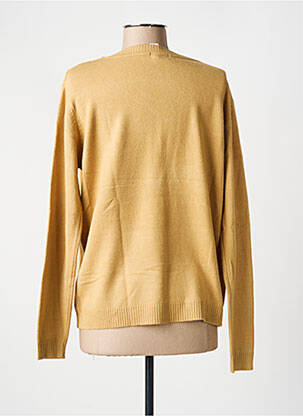 Pull coupe droite manches longues marron SMITON femme