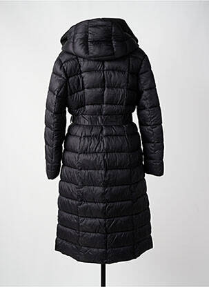 Doudoune manches longues a capuche noir RINASCIMENTO femme
