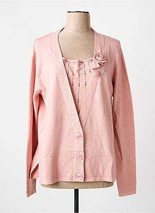 Pull rose COOKIE SEVEN pour femme