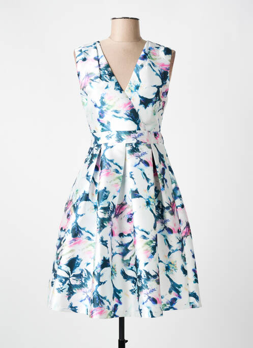 Robe mi-longue blanc F & P pour femme