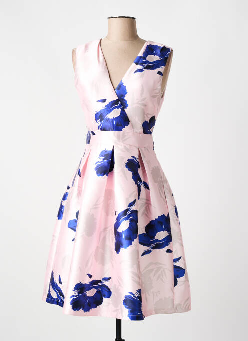 Robe mi-longue rose F & P pour femme