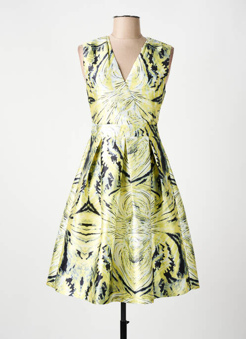 Robe mi-longue vert F & P pour femme