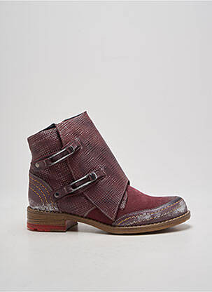 Bottines/boots talon bas talon plat jusqu'à 3cm violet MACIEJKA OBUWIE femme