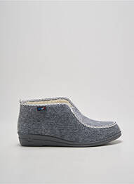 Chaussons/pantoufles bout rond talon plat jusqu'à 3cm gris WAPITI femme