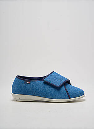 Chaussons/Pantoufles bleu WAPITI pour femme