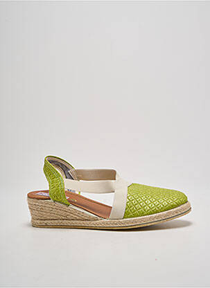 Espadrilles vert KOOMAC pour femme