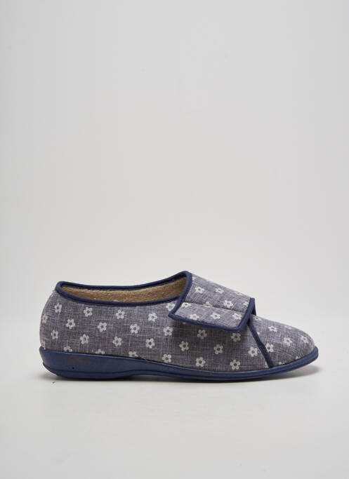 Chaussons/Pantoufles bleu WAPITI pour femme