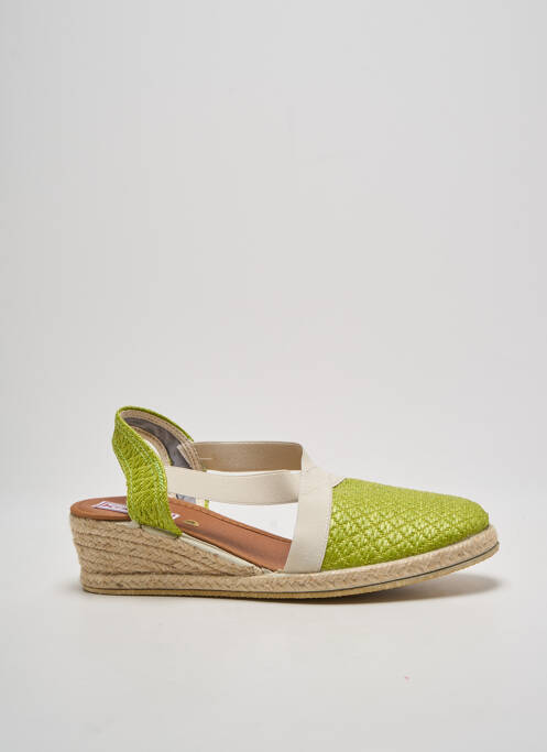 Espadrilles vert KOOMAC pour femme